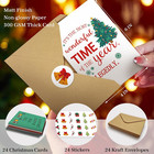 Funny Adult Christmas Cards Set  24 Naughty Christmas Note Cards With Envelopes 
