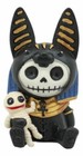 Egyptian Furrybones Anubis Figurine Small 3 5  Furry Bones Skeleton Decor Statue