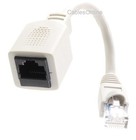 T1 Crossover Male To Female Adapter  8p8c rj48  pin 1 2 4 5  Cablesonline Ux-t18