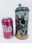 Mettlach 3221 Antique German Beer Stein Quideneus
