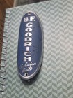 Vintage 1950 s Schwinn Bf Goodrich Bicycle Large Oval Head Badge Panther Wasp Dx