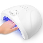 Uv Led Nail Lamp  Gel Light For Nail Polish Uv Dryer With 3 Timers Sunone White