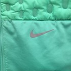 Nike Therma-fit Adv Womens Mint Green Quilted Down Running Vest Large
