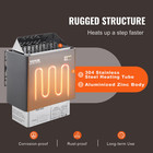 9kw Sauna Heater Stove Wet   Dry Stainless Steel W  External Controller 459 Cuft