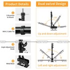 22  Dimmable Led Selfie Ring Light Kit Stand Wall Mount Boom Arm Video Makeup