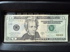  error Misaligned   20 2007a Federal Reserve Note Paper Serial High Pl07477348i