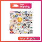 100pcs Spanish Bible Verse Stickers Vinyl Waterproof Inspirational Sticker Jesus