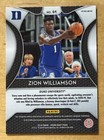 2019-20 Panini Prizm Draft Picks - Zion Williamson  64 Orange Prizm  rc  Nm-mt