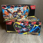  lot Of 2  Me01 Mega Evolution Build And Battle Display W  Boxes  empty used 