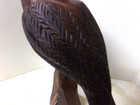 Vintage Hand Carved Wooden Toucan Tropical Bird