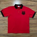 Vtg Oneill s Ireland Gaelic Gaa Football Polo Shirt Mens Medium Red Mitchelstown