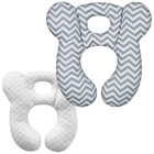 Zhoma Baby Travel Pillow U-shape Infant Head Support For Car Seat Stroller Gray