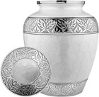 Trupoint Memorials Cremation Urn For Ashes Pearl White Human Upto 200 Lbs  read 
