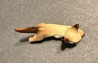 Vintage Hagen Renaker Siamese Cat Stalking Prowling