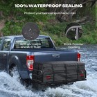 Hitch Mount Cargo Carrier   60x24x14 In Folding Trailer Hitch Cargo Basket