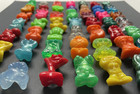 Lot Of 48 Gogo   s Crazy Bones Sports Series Figures Football Soccer Vintage 1999