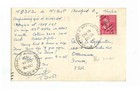 Qsl Card W1bjp Rppc Newport   Springfield Rpo Cancel 1952 