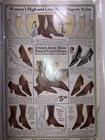 1918 Antique Montgomery Ward Catalog Color Page Womens Dress Shoes