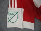 New England Revolution Jersey Mens Medium Red Adidas Practice Soccer Mls
