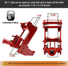Heavy-duty Malleable Casting Iron Wall Jack For Lifting Wall Beams Decks 