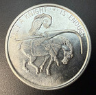 Once A King    Once A Knight Is Enough Adult Risque Coin   Token 38mm  0432 