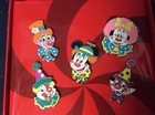 Disney 5 Pin Boxed Set 90572 Mickey s Circus Clowns Event Le 250