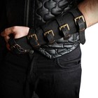 Leather Archery Arm Guard Traditional Bow Longbow Recurve Bow Forearm Protector 