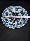 10 6   Xuande Dynasty Blue White Porcelain Dragon Beast Tray Pallets Dish Plate