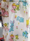 Vintage Rare Nursery Diaper Caddy Stacker Sack Hangs On Curtain Rod 33x12               