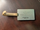 Air France Concorde Airplane Edouardo Rambaud Rare Metal Luggage Tag Great Gift