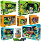 New Plants Vs zombies Kits Peashooter Bucket Zombie Action Figures Toys Kid Gift