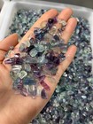 50g Natural Fluorite Quartz Crystal Tumbled Bulk Stones Gravel Reiki Healing