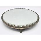 Mid-20th Century Art Nouveau Silver Plated Mirrored Plateau Tray