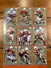 2003 Texas Longhorns Football Team Set Signed Auto Cards Uncut Sheet Benson    