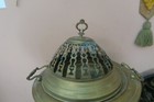 Large Vintage Brass Metal Fire Pit Incense Burner Censor - Turkish Brazier