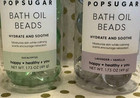 Popsugar Hydrating Bath Oil Beads New Set Lavender Vanilla   Eucalyptus 1 73 Oz