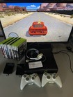 Microsoft Xbox 360 S Slim 1439 4gb Black Console Bundle  11 Games 250gb 500gb Hd