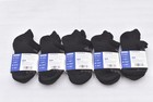 Lot Of 5 Bombas Women s Cushioned Comfort Ankle Socks Black Size Medium 