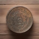 1863 Civil War Store Card Token cwt  Christoph Karl Ny German Eagle On Shield