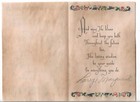 Used Vtg Anniversary Card Approx 4 X 6  