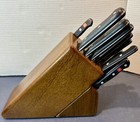 Wusthof Gourmet Block Knife Set  Please Read Description For What Is Included