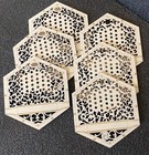 Six Mccann Duet Concertina Coasters In A Customised Stand