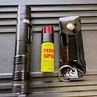 Stingtec Stun Gun Led Light   Survivor Pepper Spray Most Powerful Allowed In Usa
