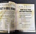 Old Paper Ad Promo Pamphlet Brochure Warner 75 Years Life Mad Magazine Six Flags