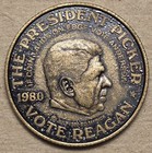 Vintage Token Coin 1980 President Picker Vote Carter Reagan Election Limited Ed 