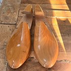 Vintage Wooden Hinged Shoe Mold Forms 11 B