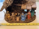 Italian Nativity Scene Creche 8 Figures Italy Vtg