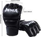 Mma Boxing Gloves Half Finger Muay Thai Training Fighting Bag Gloves