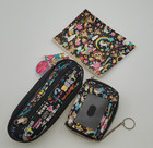 Justice 3pc Bobbie Monkey Set  Notebook  New Pencil Case   Zip Wallet