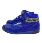 Early 1980s Women   s Blue Reebok Classic Freestyle High Tops  Size 7 5